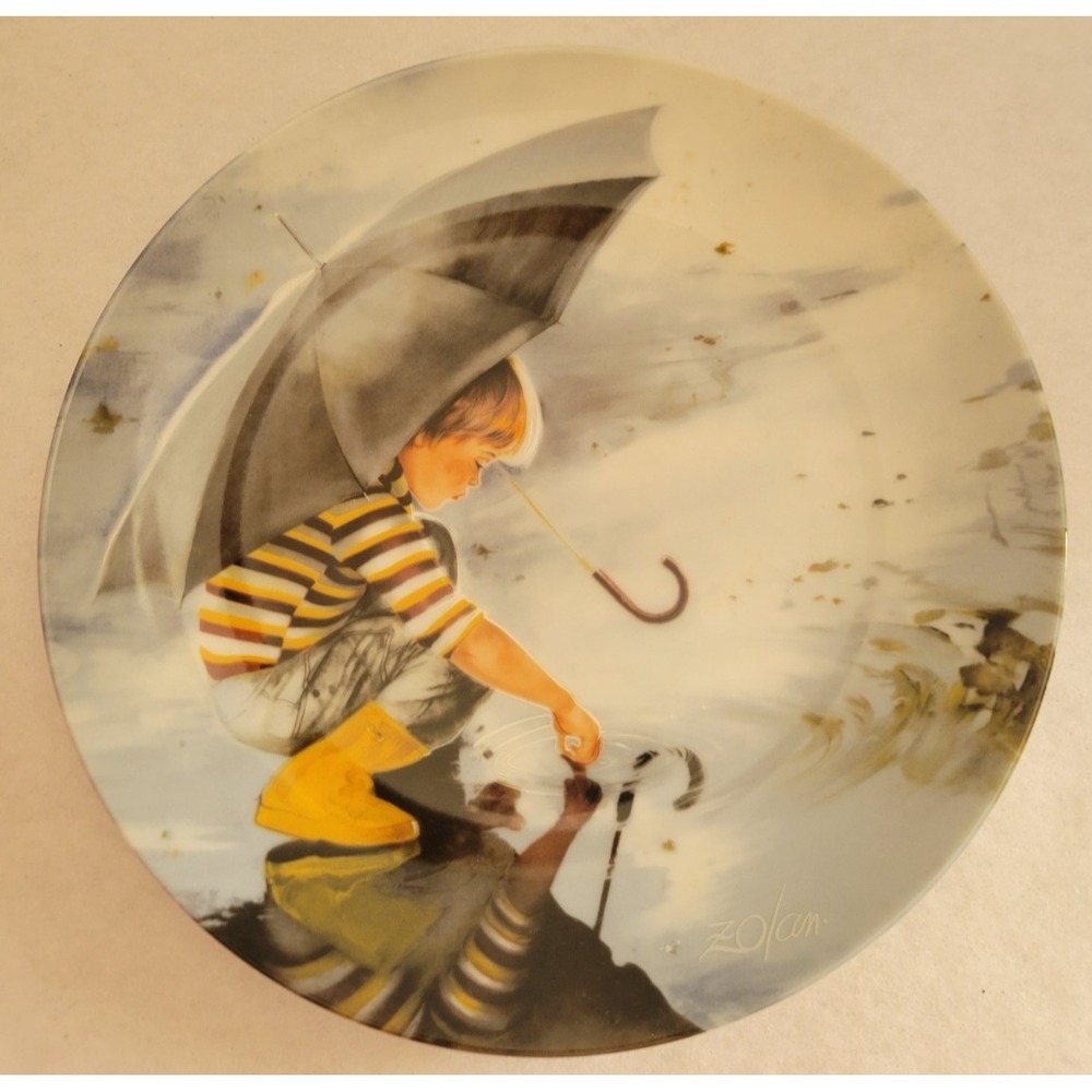 Vtg Pemberton & Oakes Collector Plate Touching the Sky Donald Zolan 1982